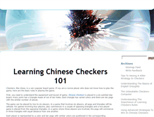 Tablet Screenshot of checkersguide.com